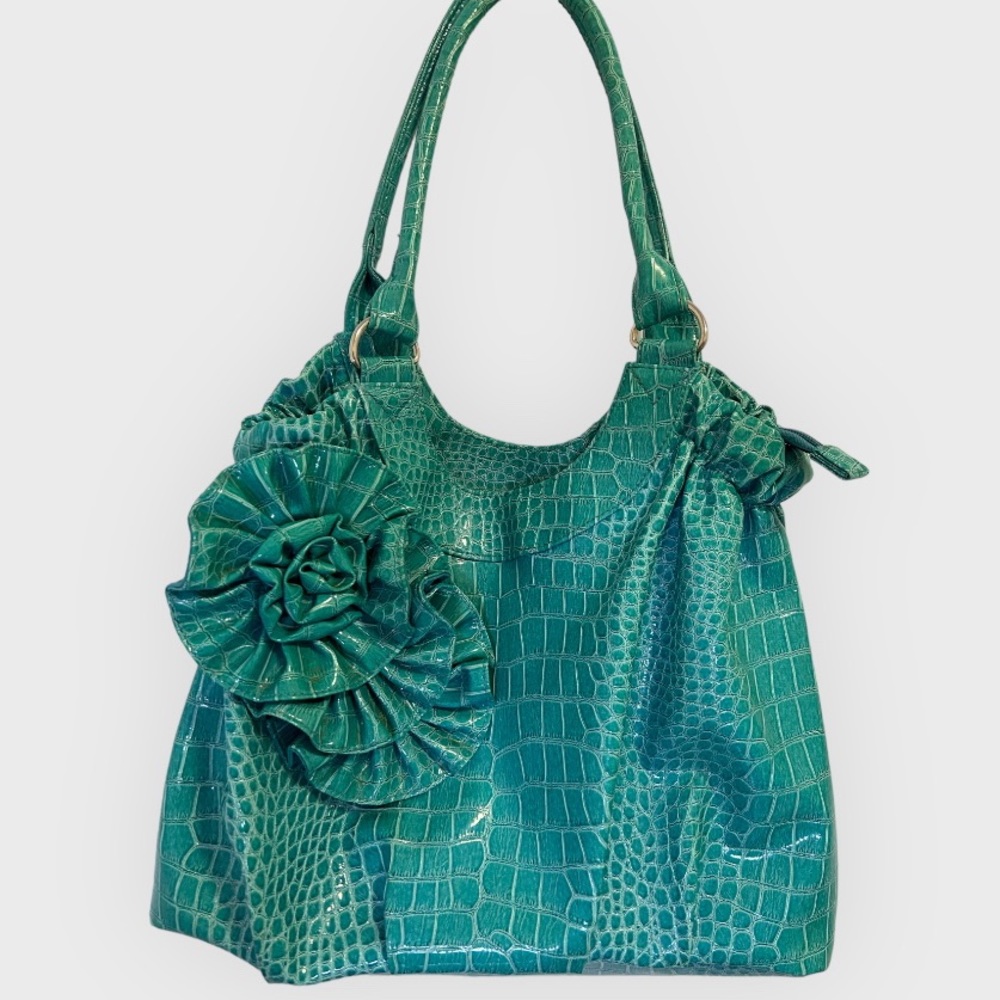 Teal Blue Fashion Payless Shoulder Bag